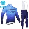 Fietskleding (Fietsshirt Lange Mouw + Lange Koersbroek) 2021 Astana–Premier Tech N001 Winter Thermal Fleece